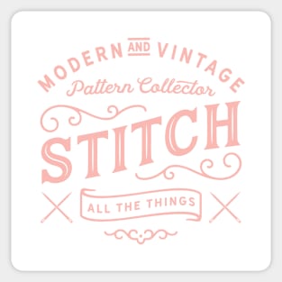 Pattern Collector Pink Sticker